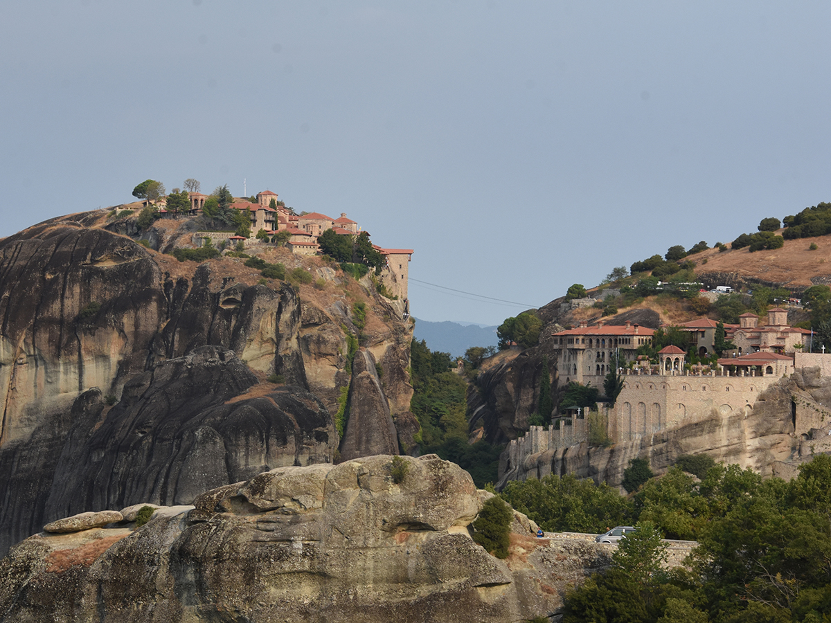 Meteora Monasteries by Marilyn Peake (Group 33)